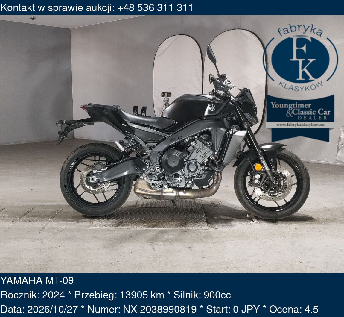 YAMAHA MT-09 2024 - zdjęcie 2