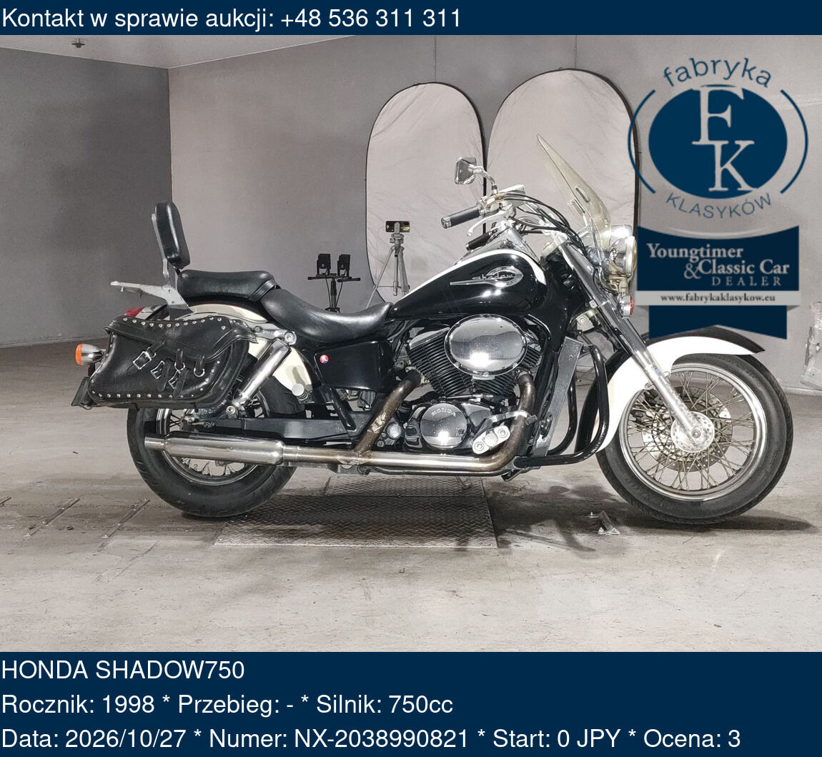 HONDA SHADOW750 1998 - zdjęcie 2