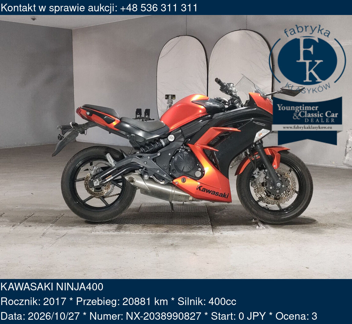 KAWASAKI NINJA400 2017 - zdjęcie 2
