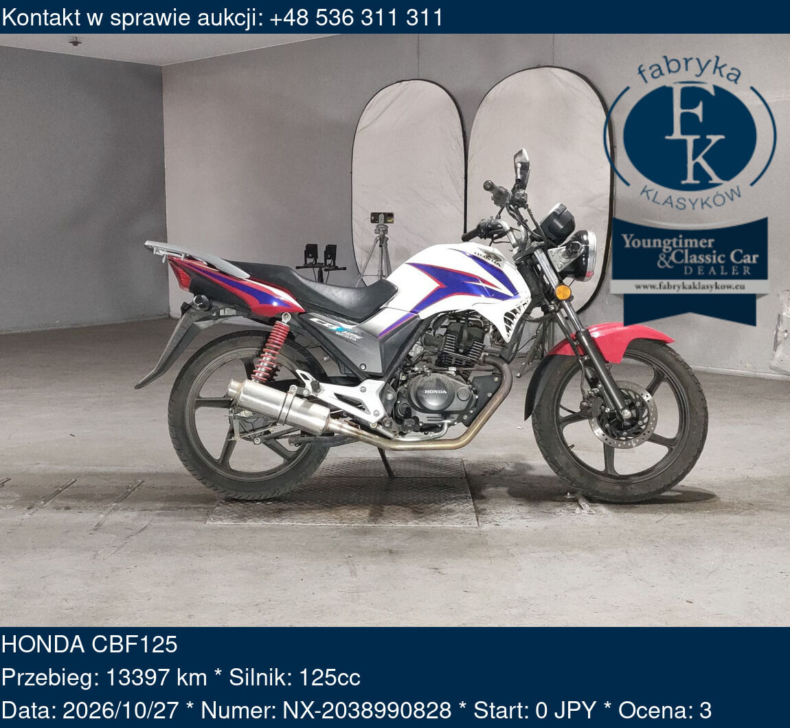 HONDA CBF125  - zdjęcie 2