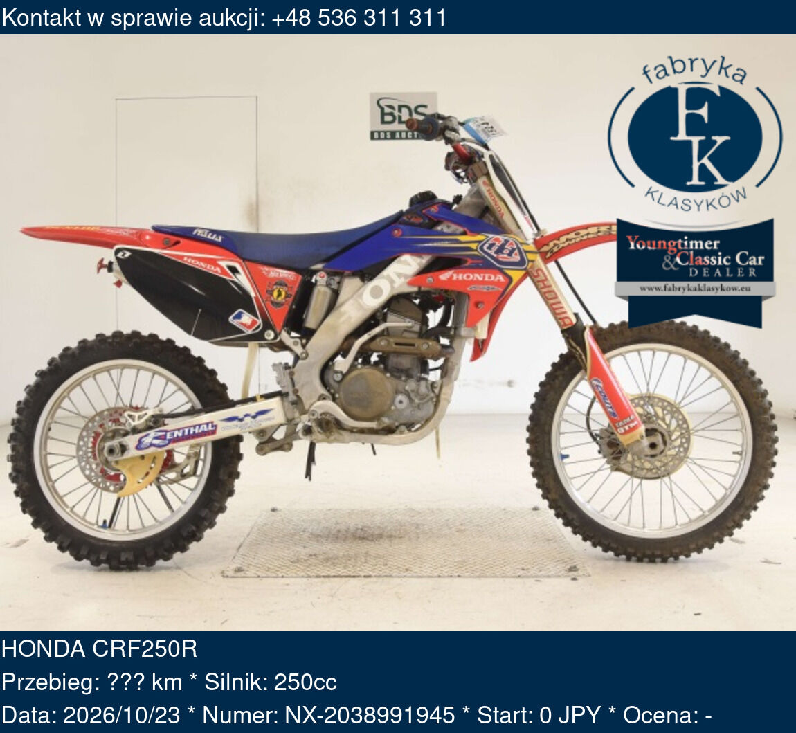 HONDA CRF250R  - zdjęcie 2
