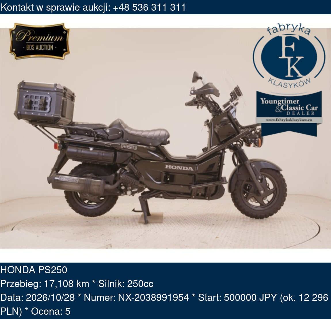 HONDA PS250 - zdjęcie 2