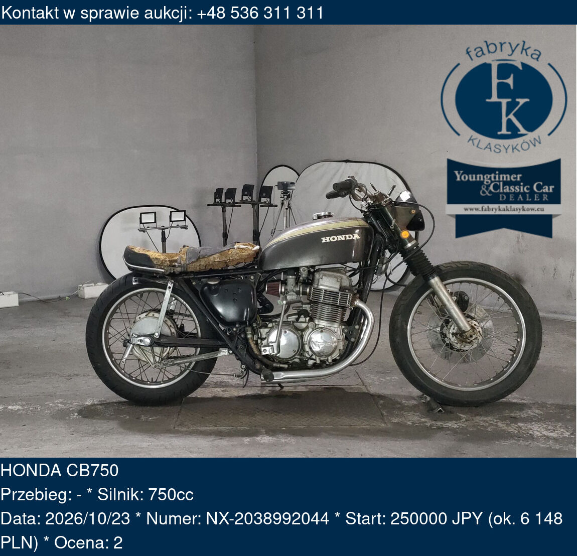 HONDA CB750 - zdjęcie 2
