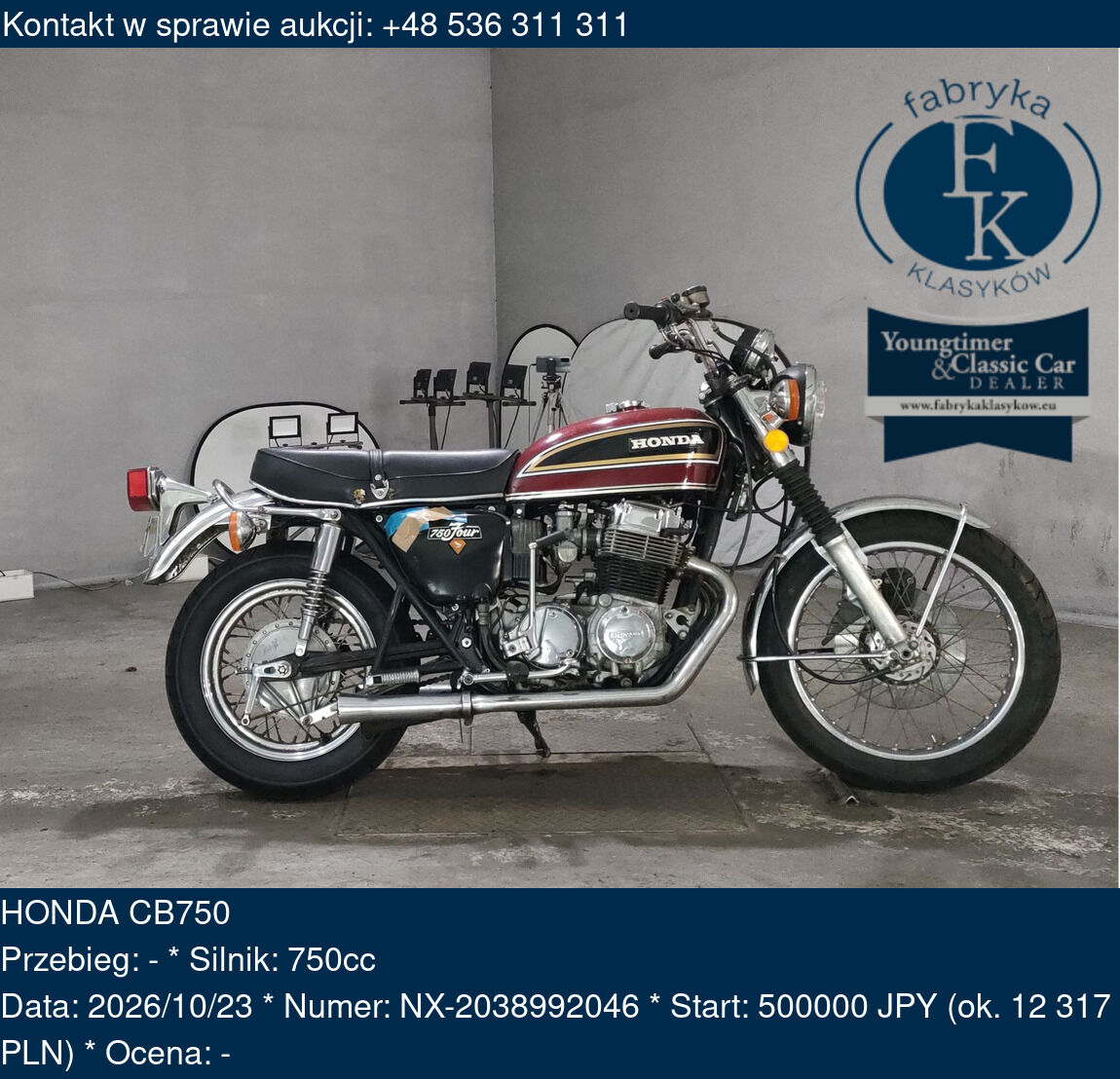 HONDA CB750  - zdjęcie 2