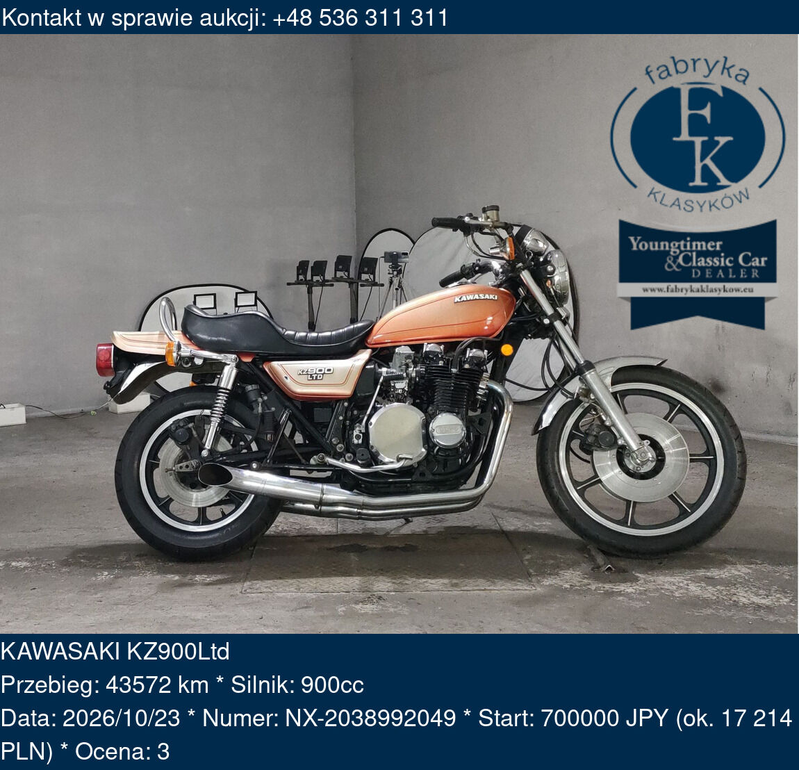 KAWASAKI KZ900Ltd  - zdjęcie 2