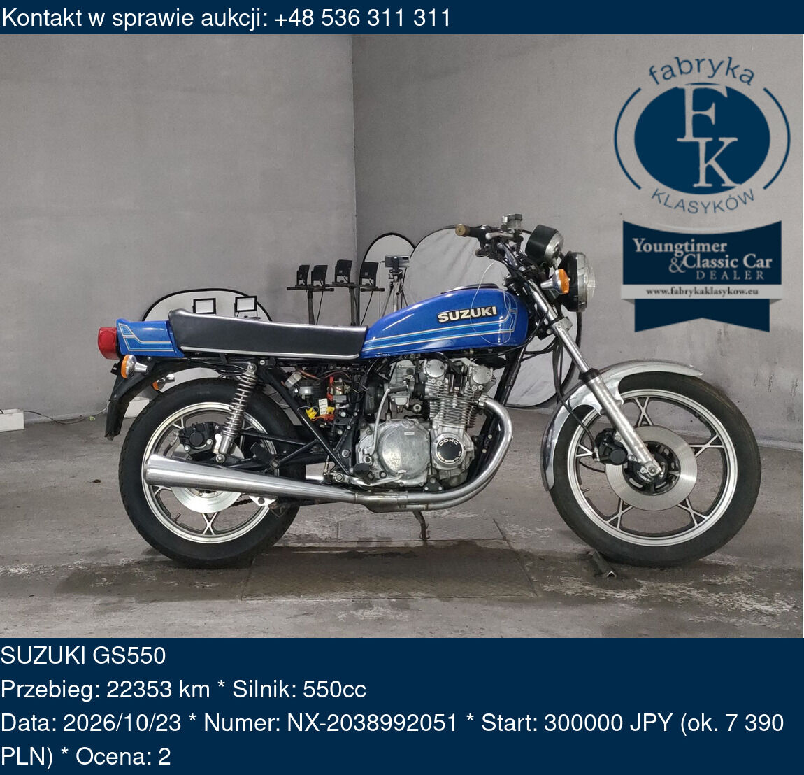 SUZUKI GS550  - zdjęcie 2