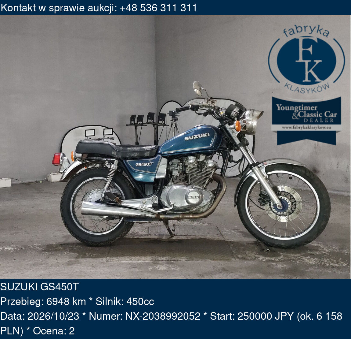 SUZUKI GS450T  - zdjęcie 2