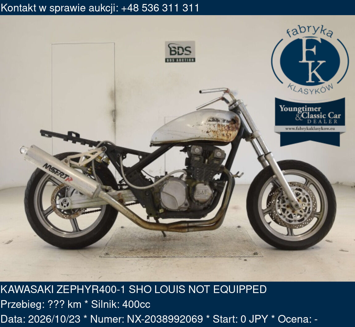 KAWASAKI ZEPHYR400-1 SHO LOUIS NOT EQUIPPED  - zdjęcie 2