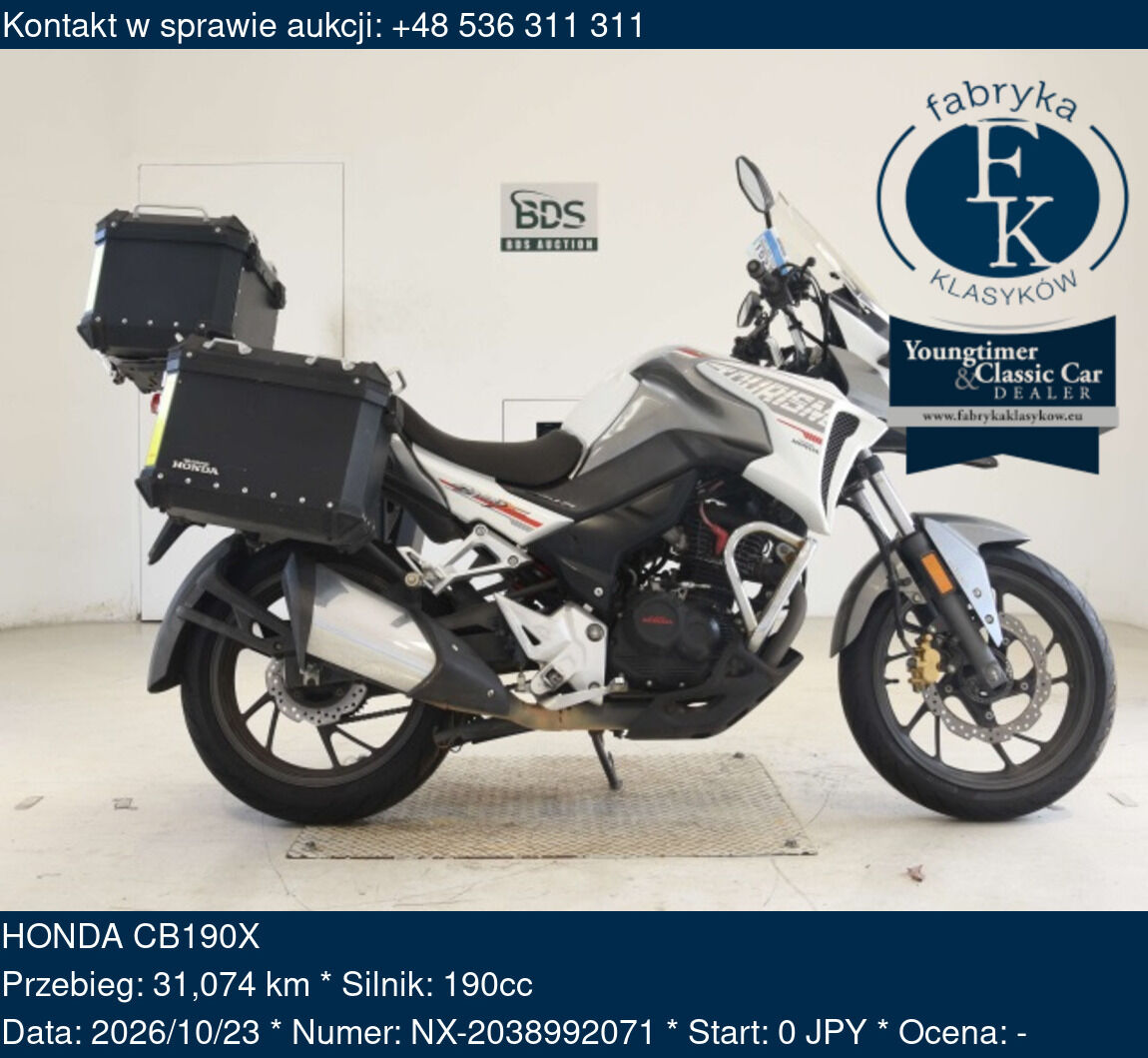 HONDA CB190X  - zdjęcie 2