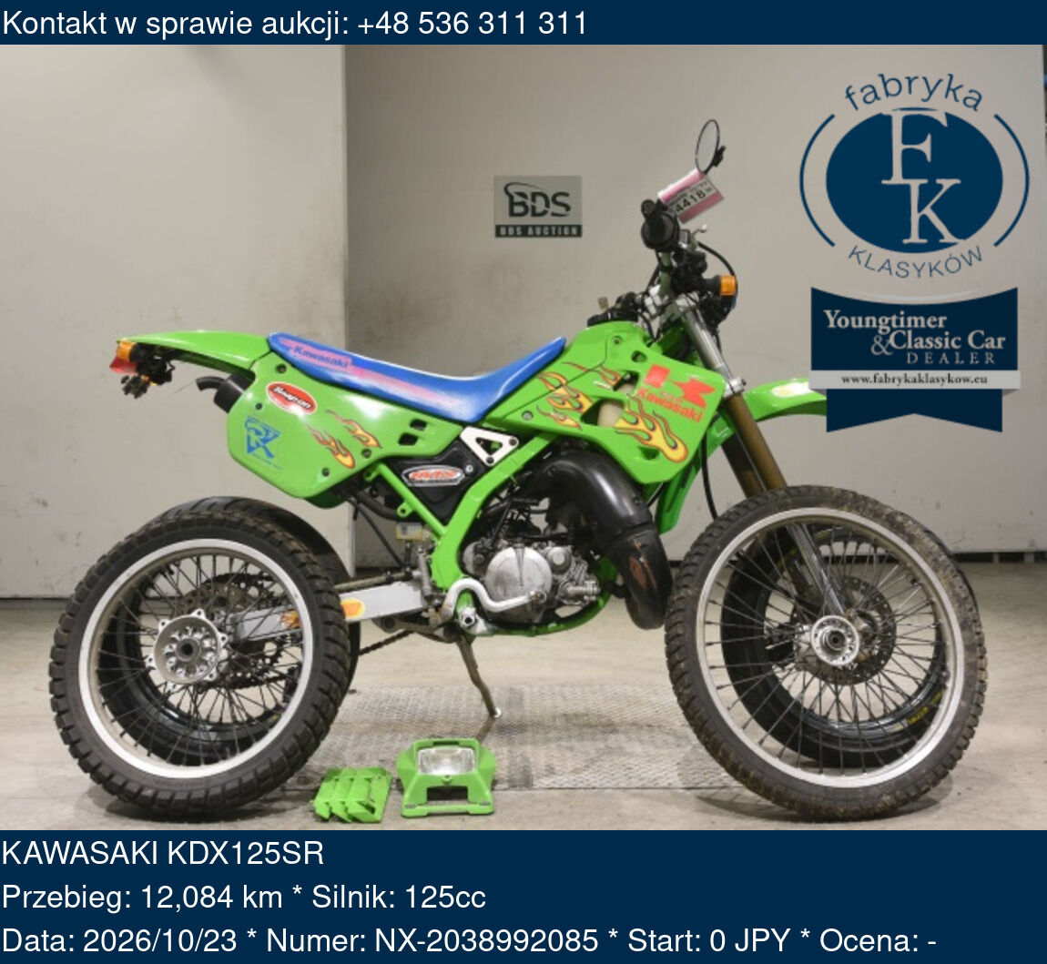 KAWASAKI KDX125SR - zdjęcie 2
