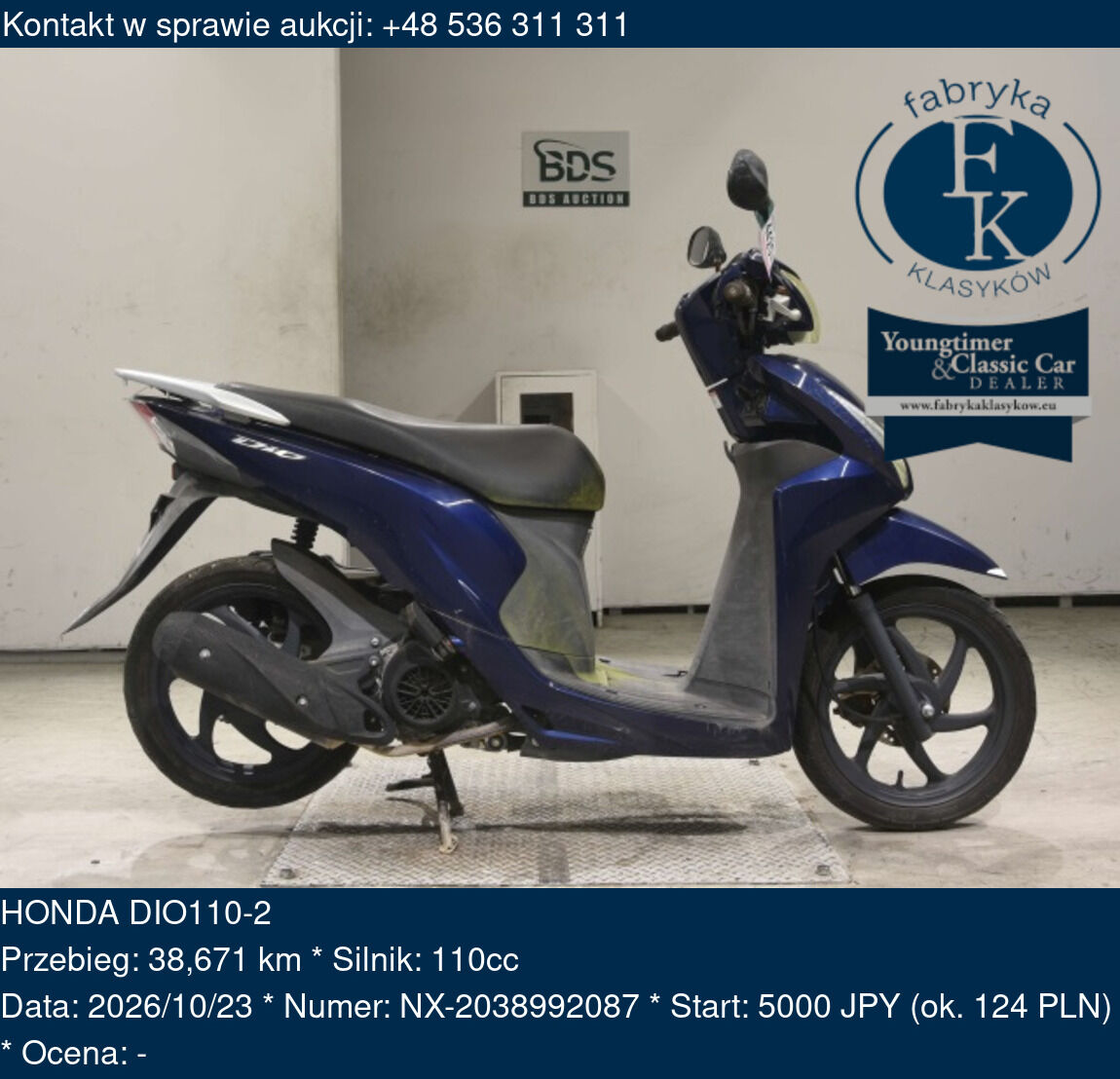 HONDA DIO110-2  - zdjęcie 2