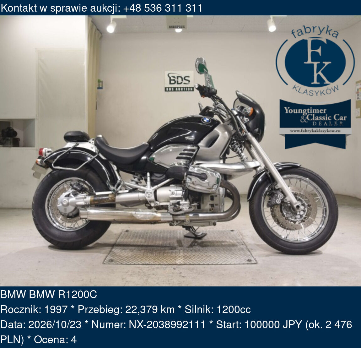 BMW BMW R1200C 1997 - zdjęcie 2
