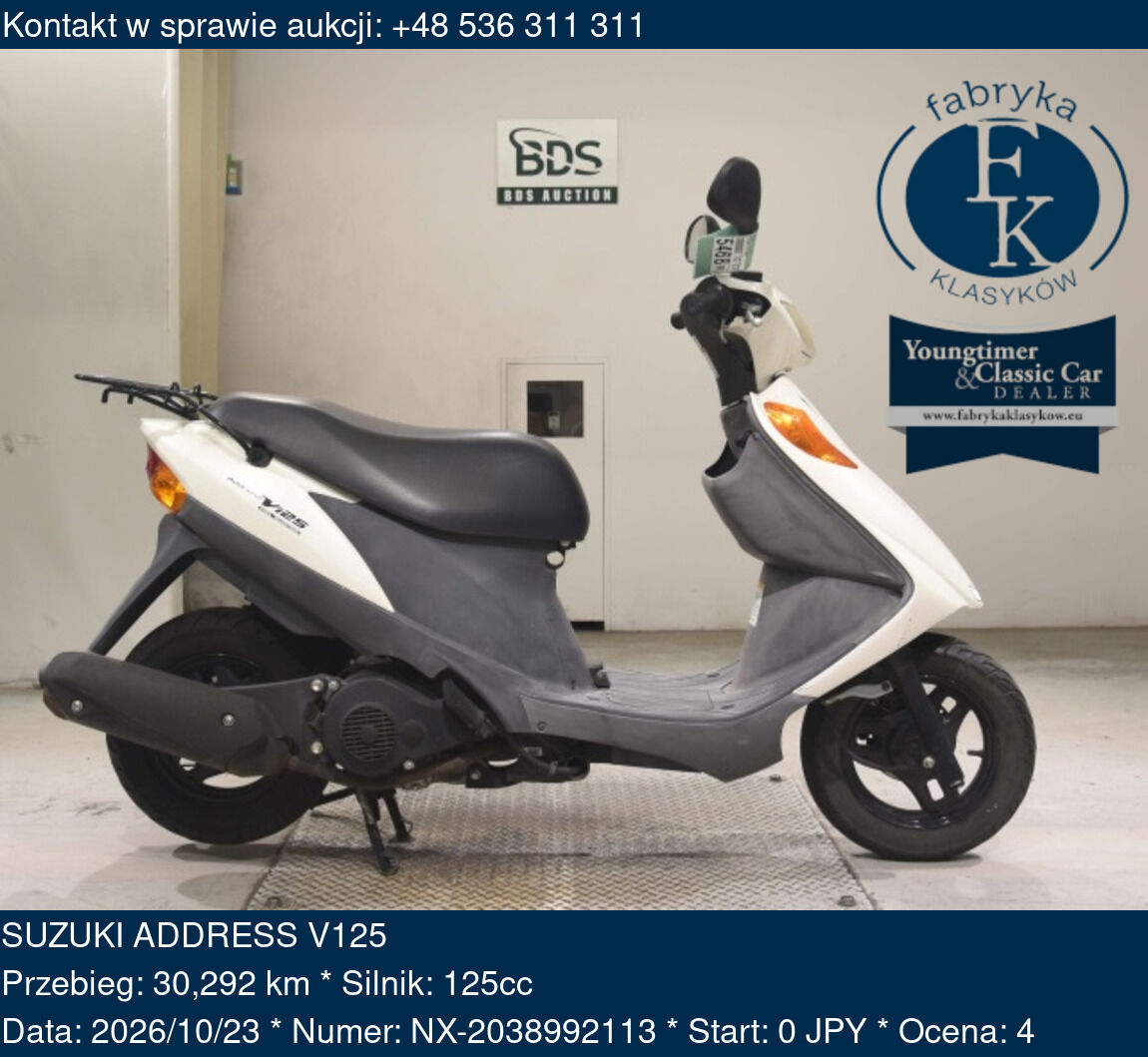 SUZUKI ADDRESS V125  - zdjęcie 2