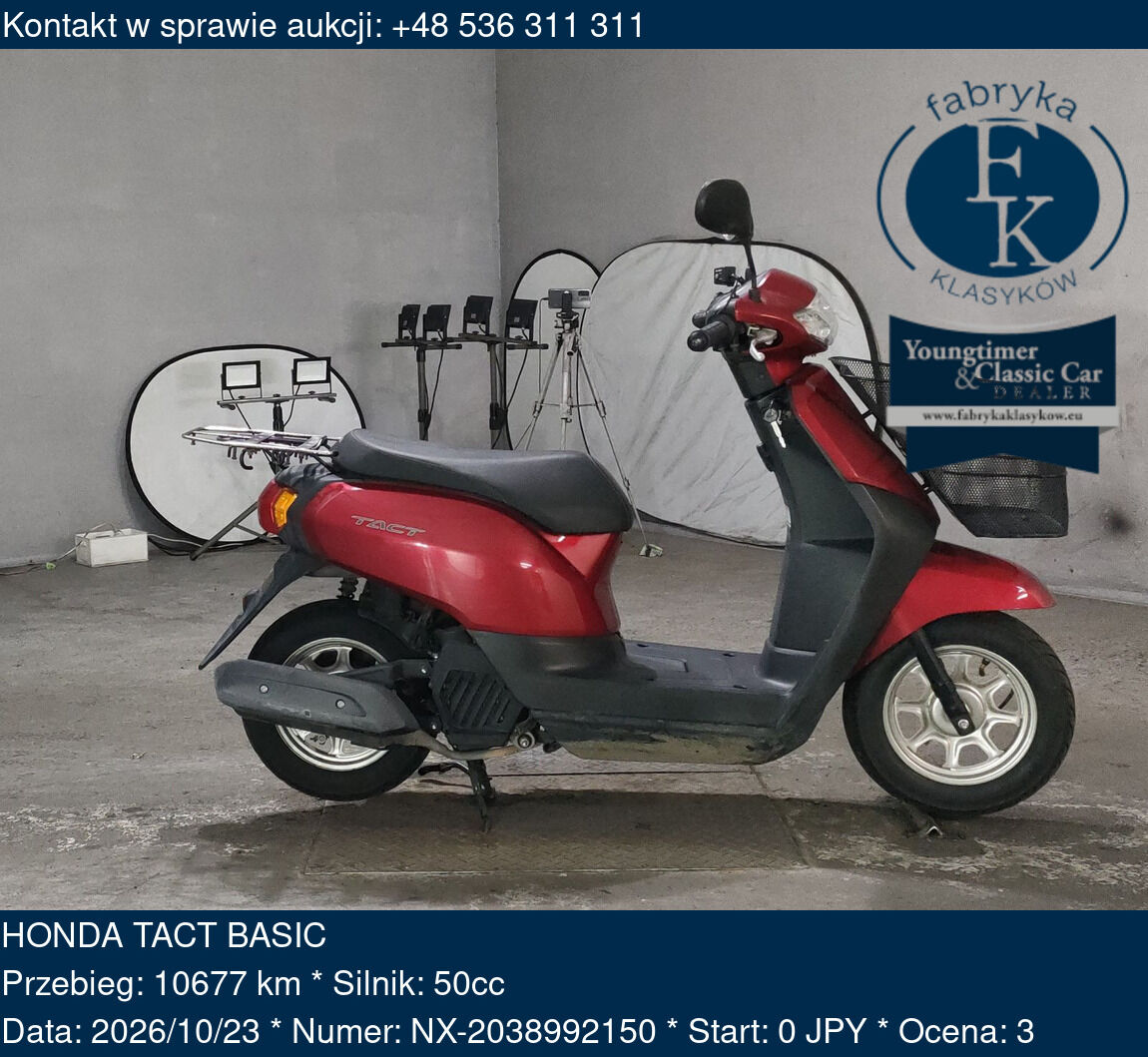 HONDA TACT BASIC  - zdjęcie 2