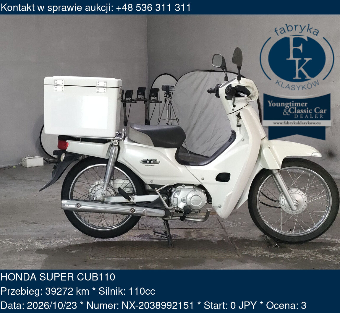 HONDA SUPER CUB110 - zdjęcie 2