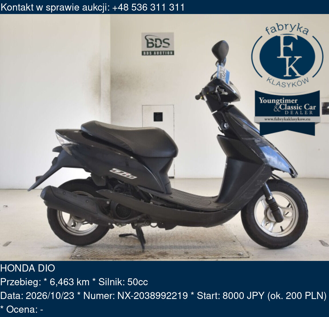 HONDA DIO  - zdjęcie 2