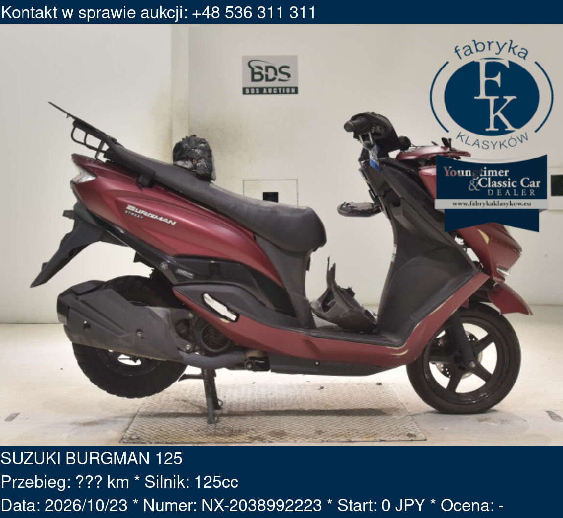 SUZUKI BURGMAN 125  - zdjęcie 2