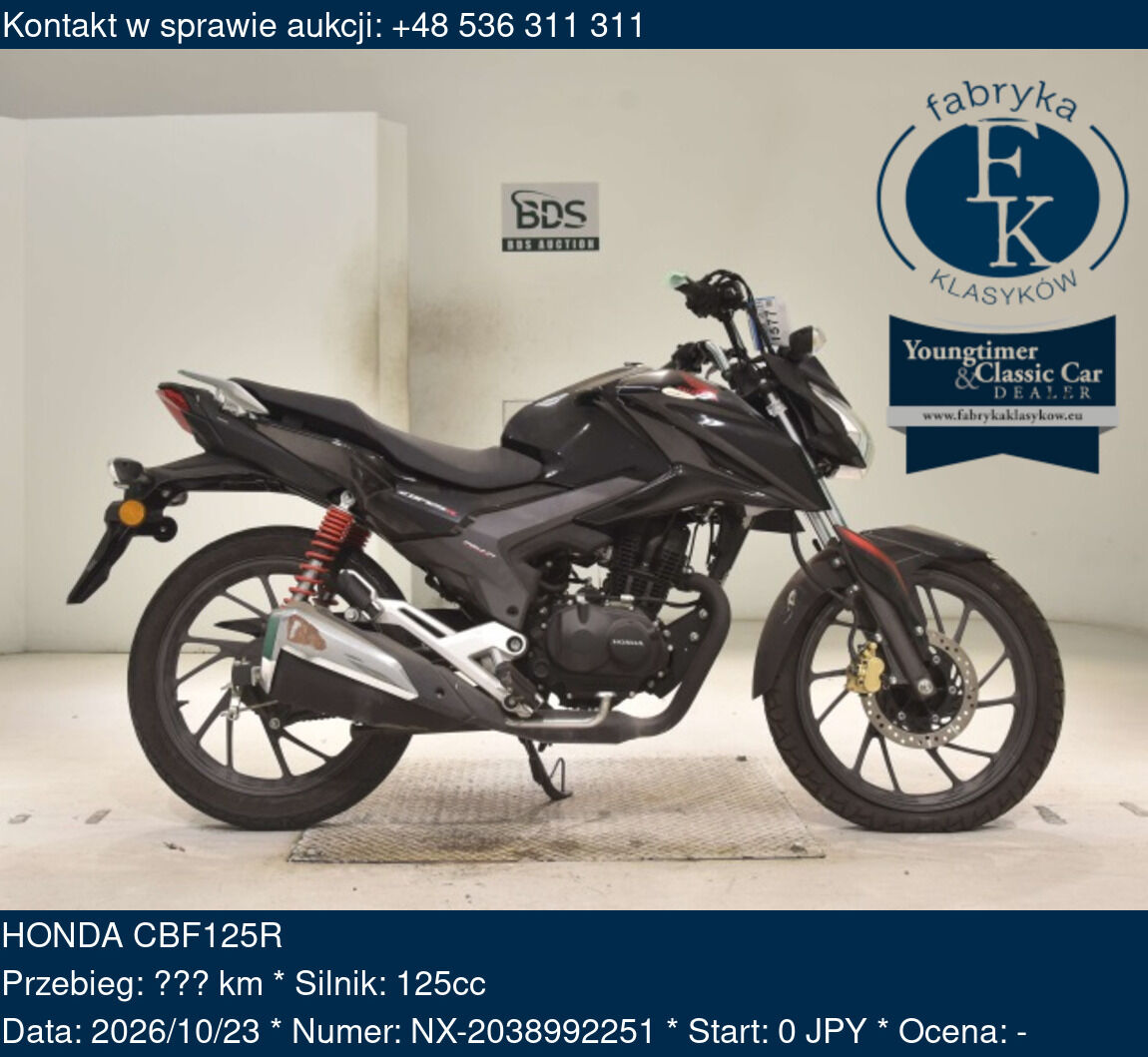 HONDA CBF125R  - zdjęcie 2
