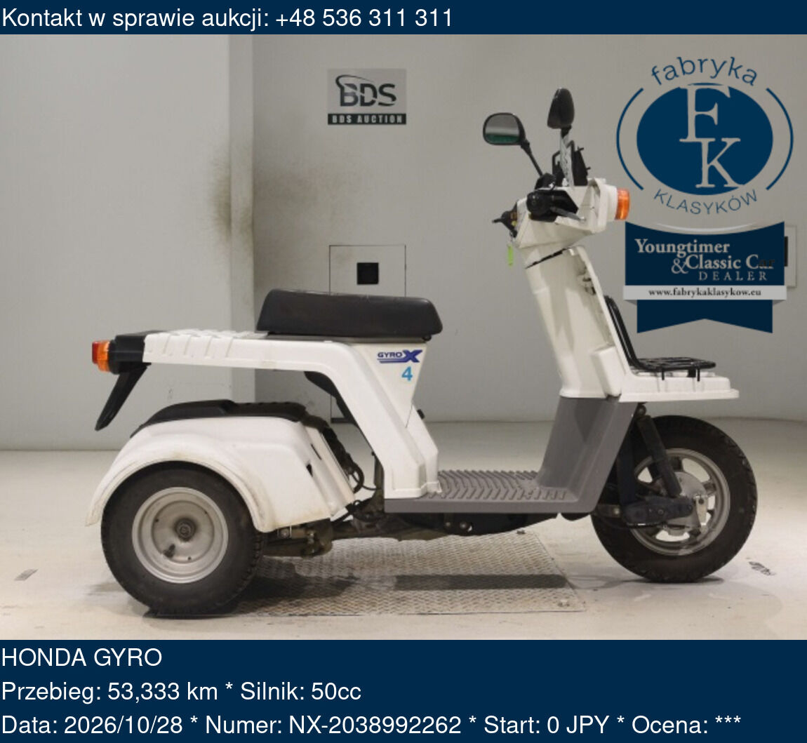 HONDA GYRO  - zdjęcie 2