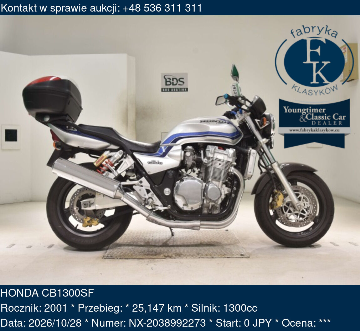 HONDA CB1300SF 2001 - zdjęcie 2