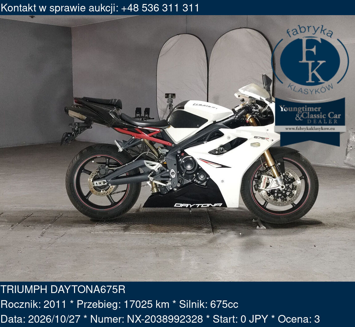 TRIUMPH DAYTONA675R 2011 - zdjęcie 2