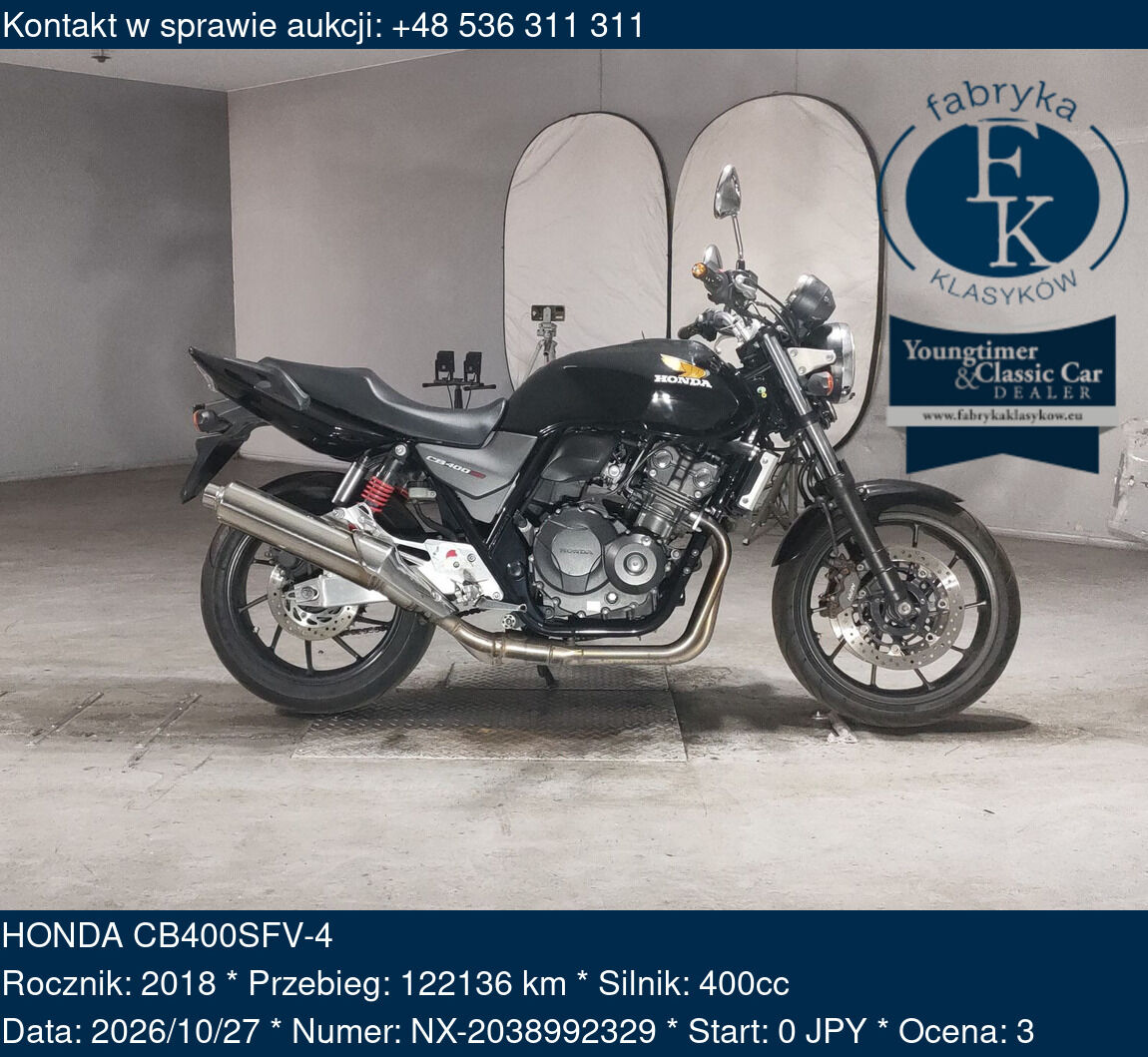 HONDA CB400SFV-4 2018 - zdjęcie 2