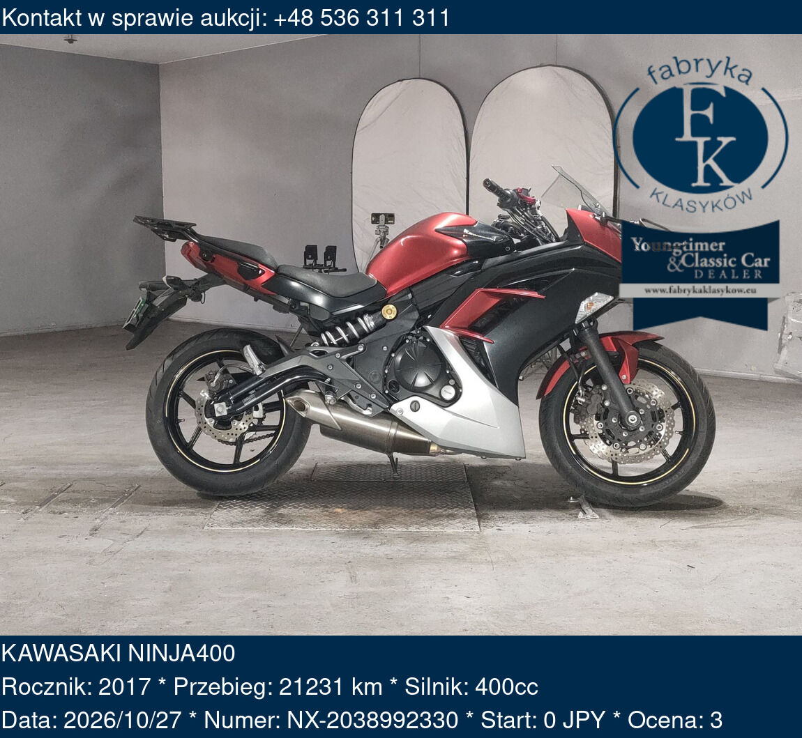 KAWASAKI NINJA400 2017 - zdjęcie 2