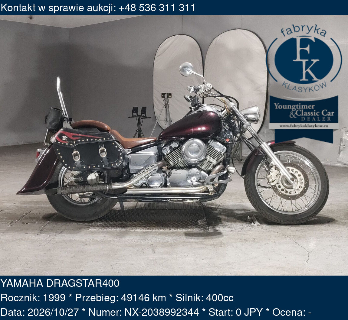 YAMAHA DRAGSTAR400 1999 - zdjęcie 2