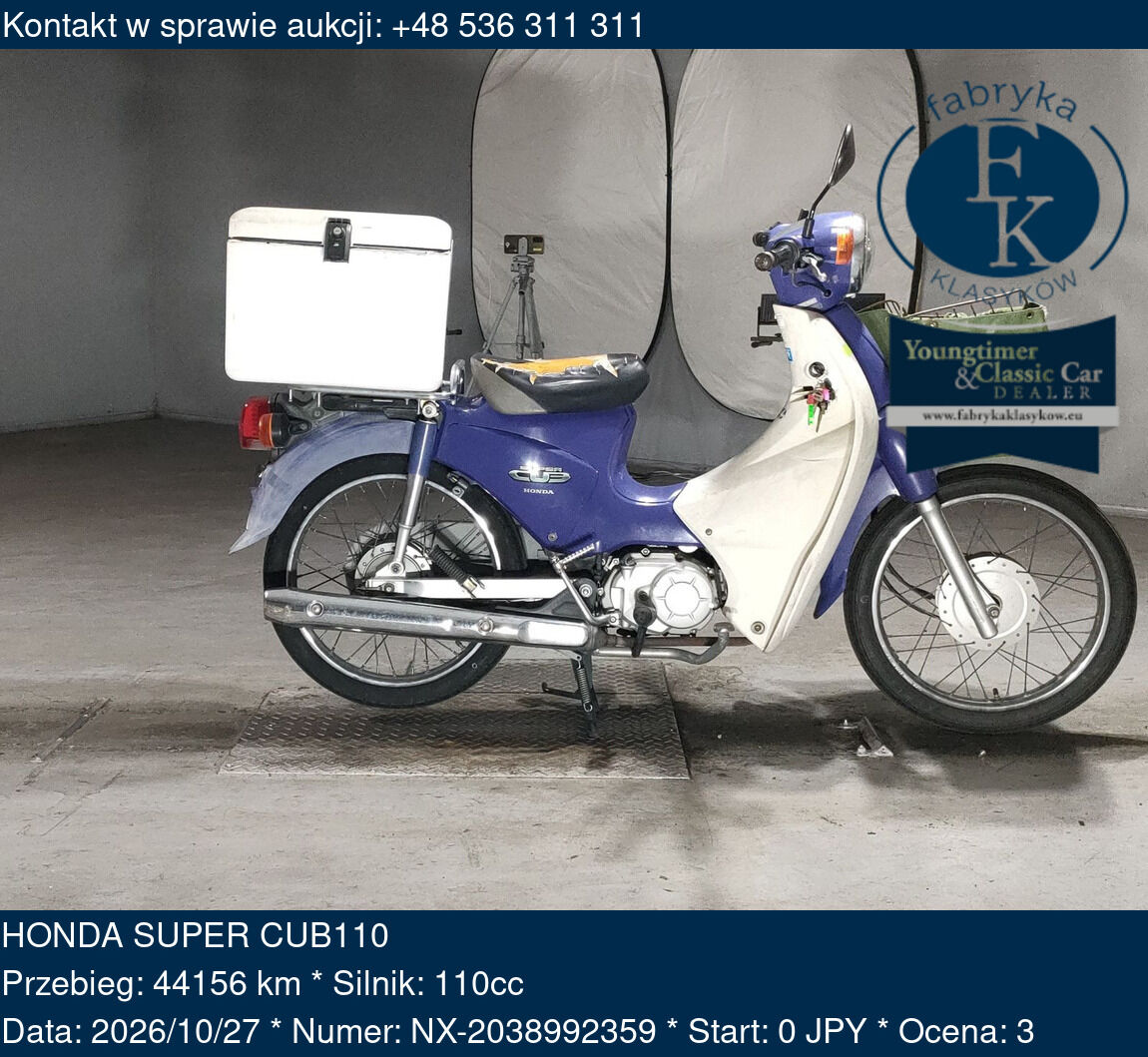 HONDA SUPER CUB110  - zdjęcie 2
