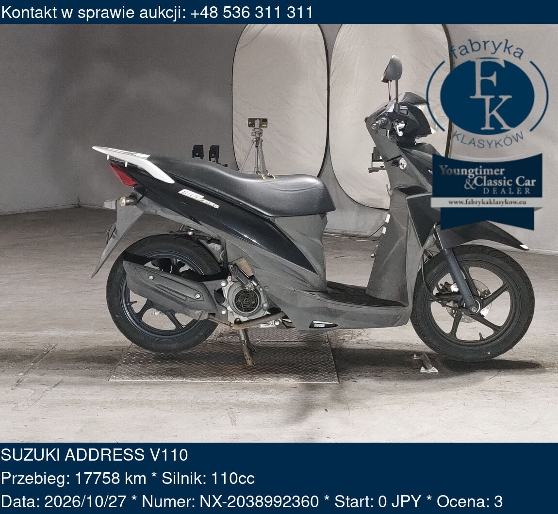 SUZUKI ADDRESS V110  - zdjęcie 2