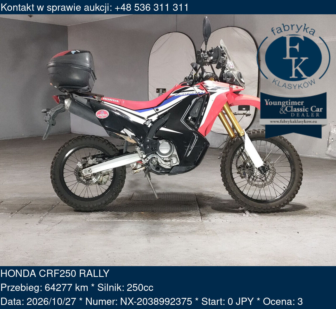 HONDA CRF250 RALLY - zdjęcie 2