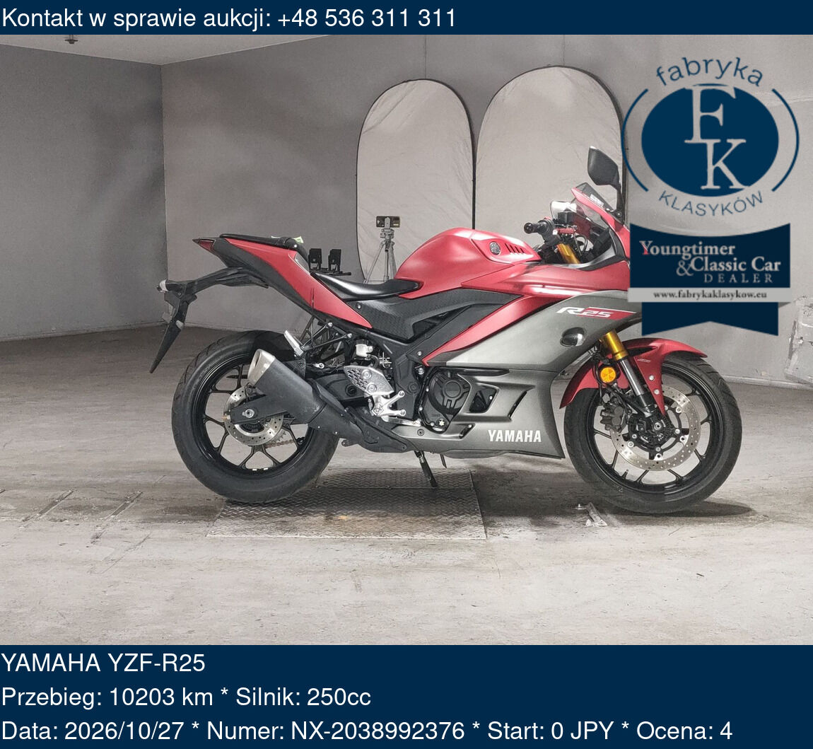 YAMAHA YZF-R25  - zdjęcie 2