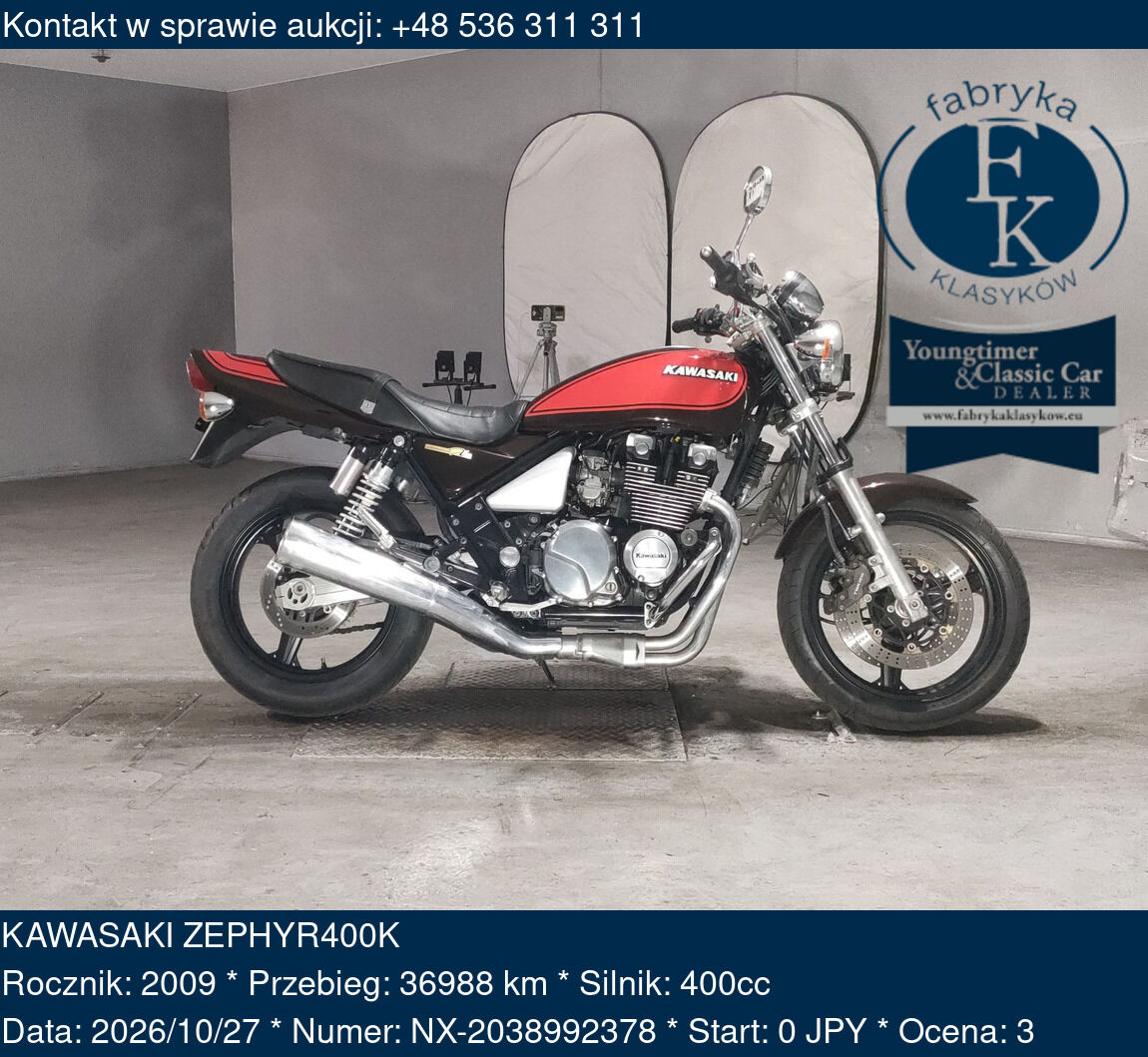 KAWASAKI ZEPHYR400K 2009 - zdjęcie 2