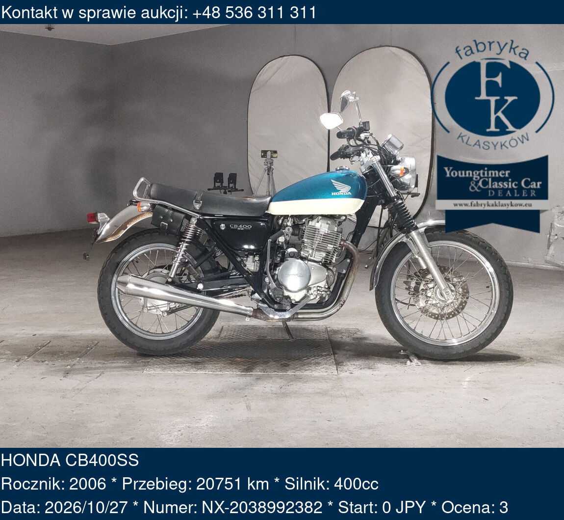 HONDA CB400SS 2006 - zdjęcie 2