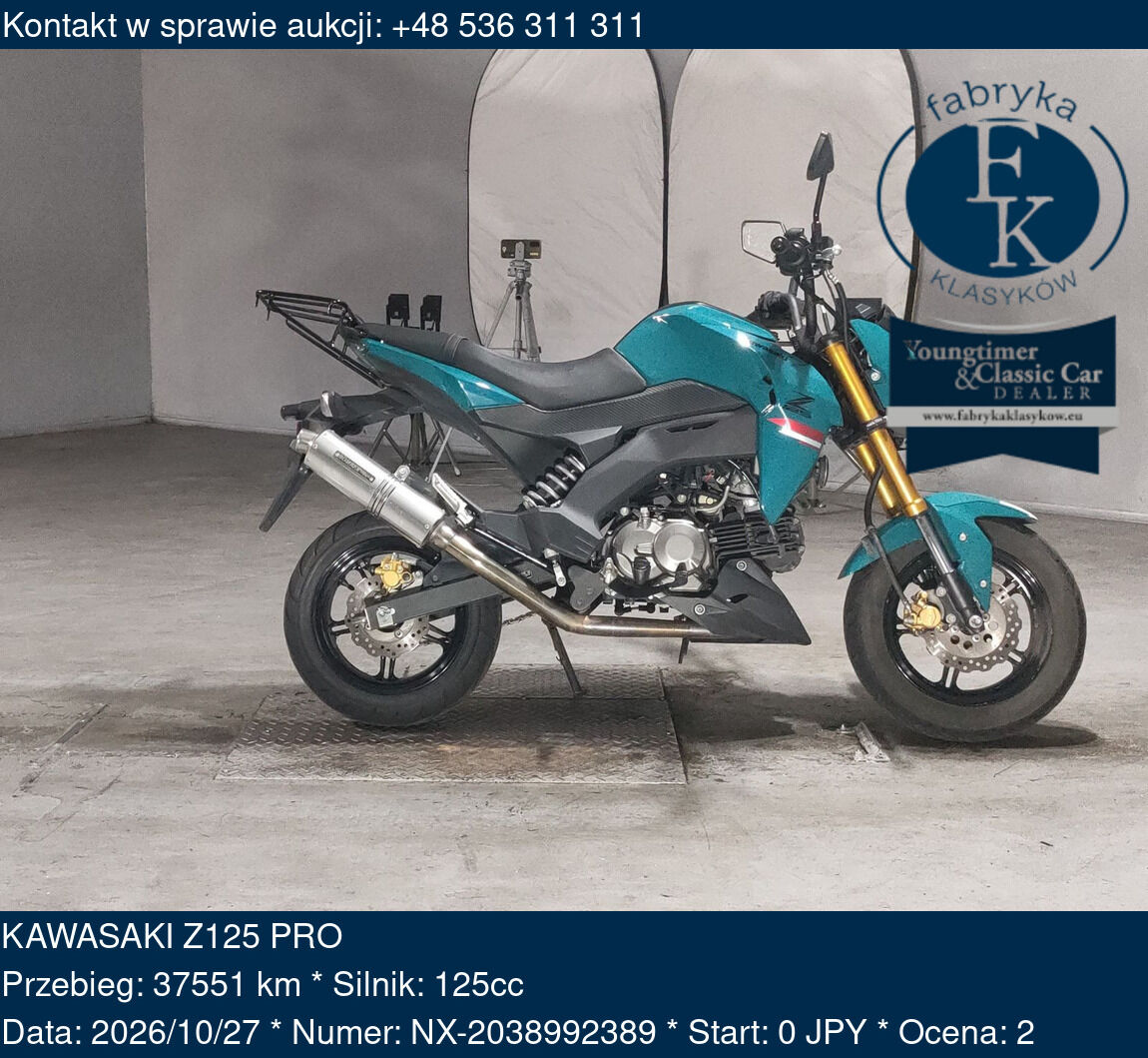 KAWASAKI Z125 PRO  - zdjęcie 2