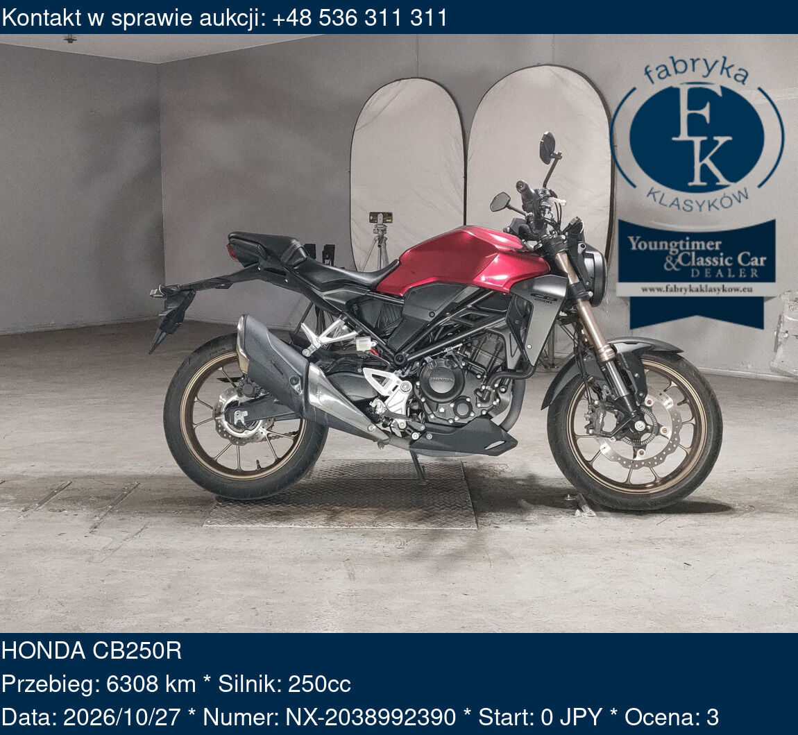 HONDA CB250R  - zdjęcie 2