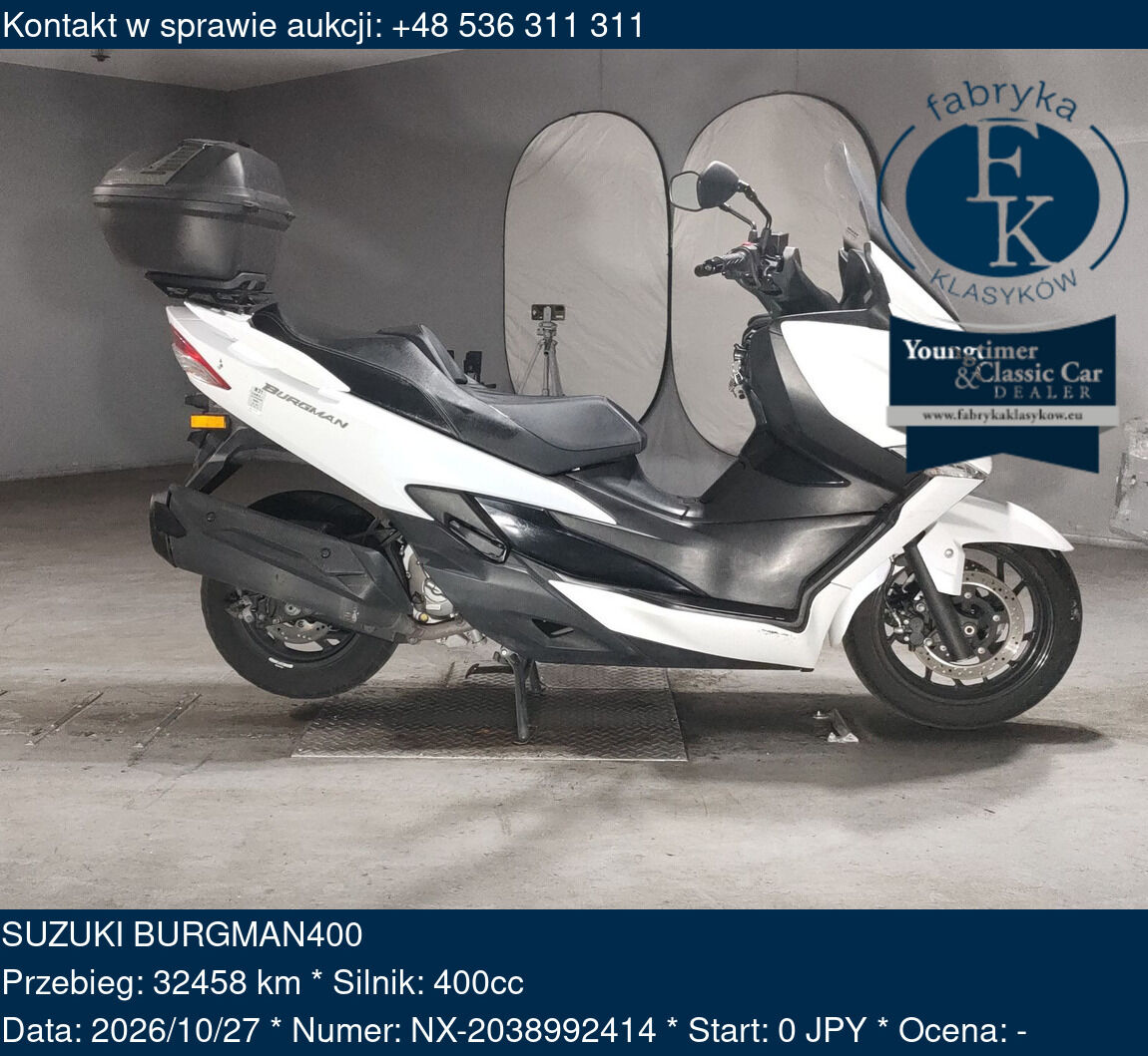 SUZUKI BURGMAN400  - zdjęcie 2