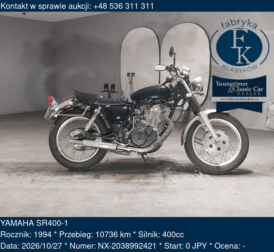 YAMAHA SR400-1 1994 - zdjęcie 2