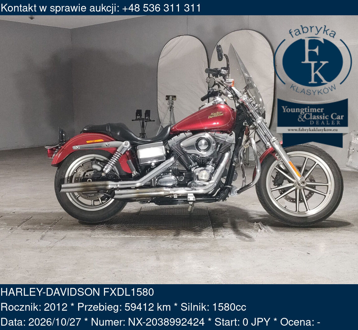 HARLEY-DAVIDSON FXDL1580 2012 - zdjęcie 2