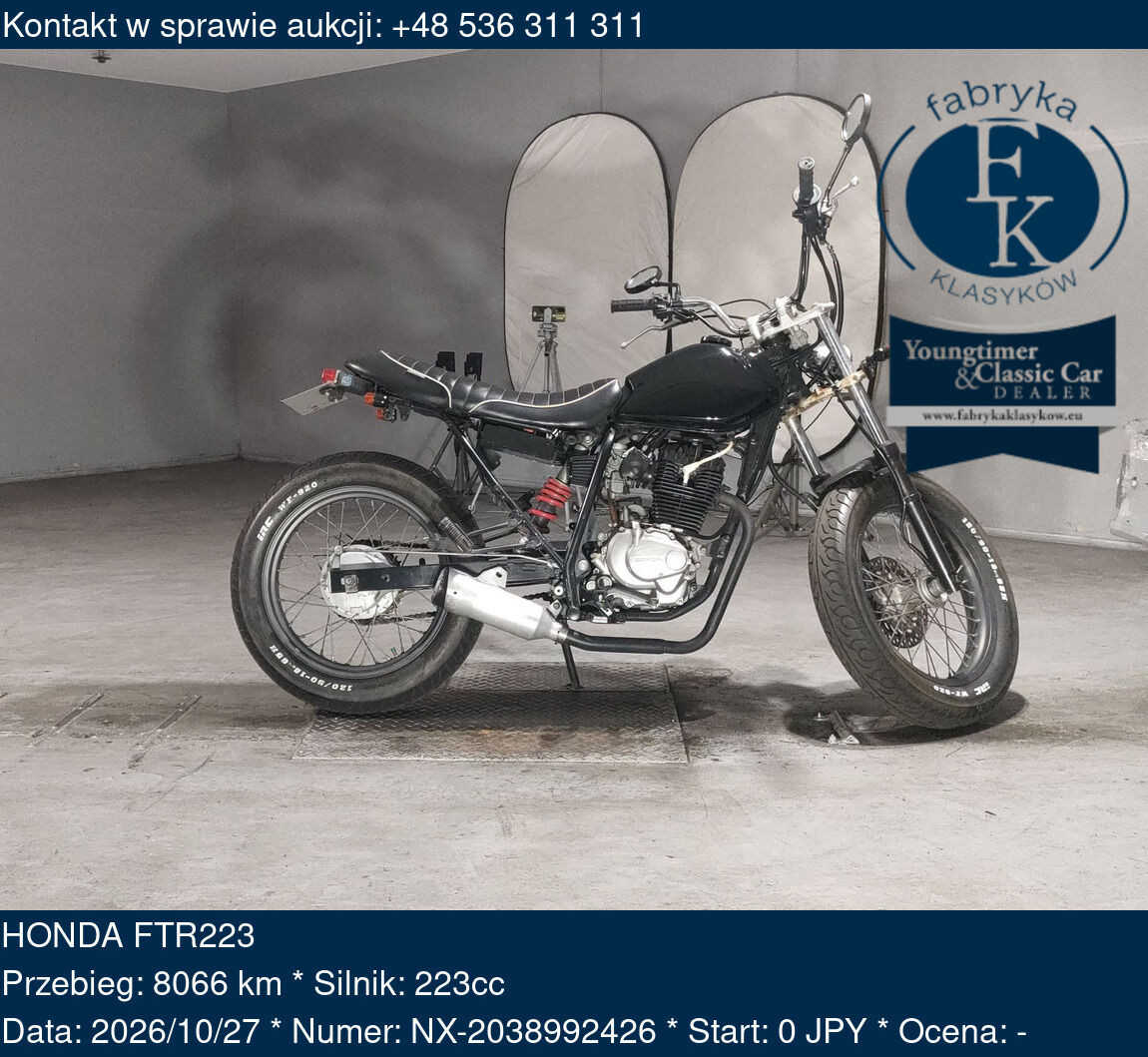 HONDA FTR223  - zdjęcie 2