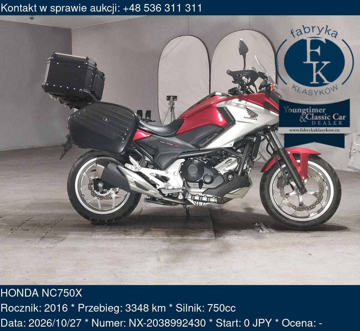 HONDA NC750X 2016 - zdjęcie 2