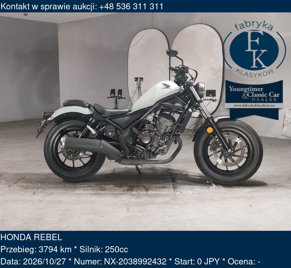 HONDA REBEL  - zdjęcie 2