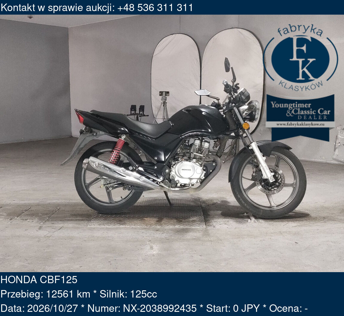 HONDA CBF125  - zdjęcie 2
