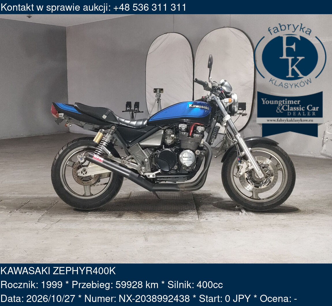 KAWASAKI ZEPHYR400K 1999 - zdjęcie 2
