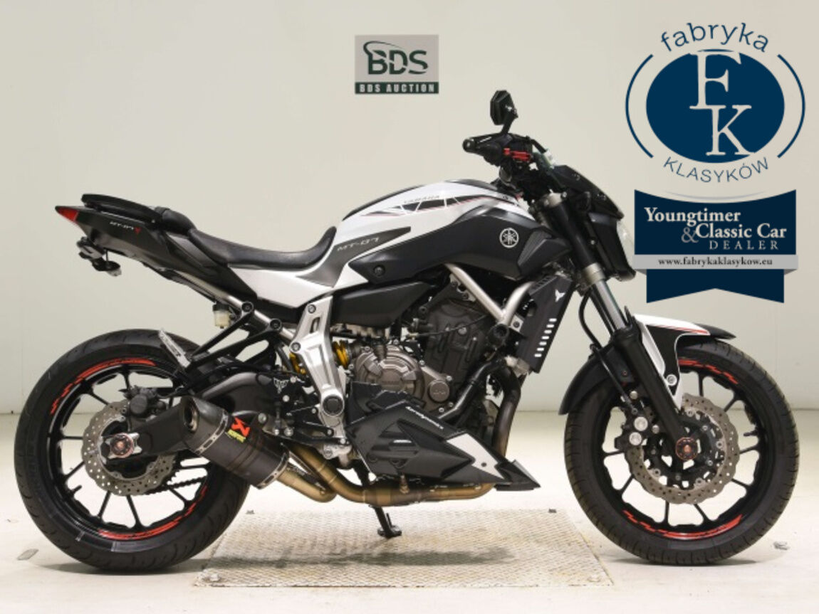 YAMAHA MT-07 2016 - aukcja, lot NX-2038992446