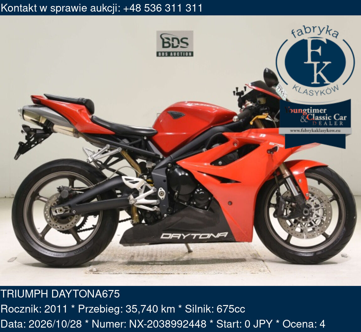 TRIUMPH DAYTONA675 2011 - zdjęcie 2