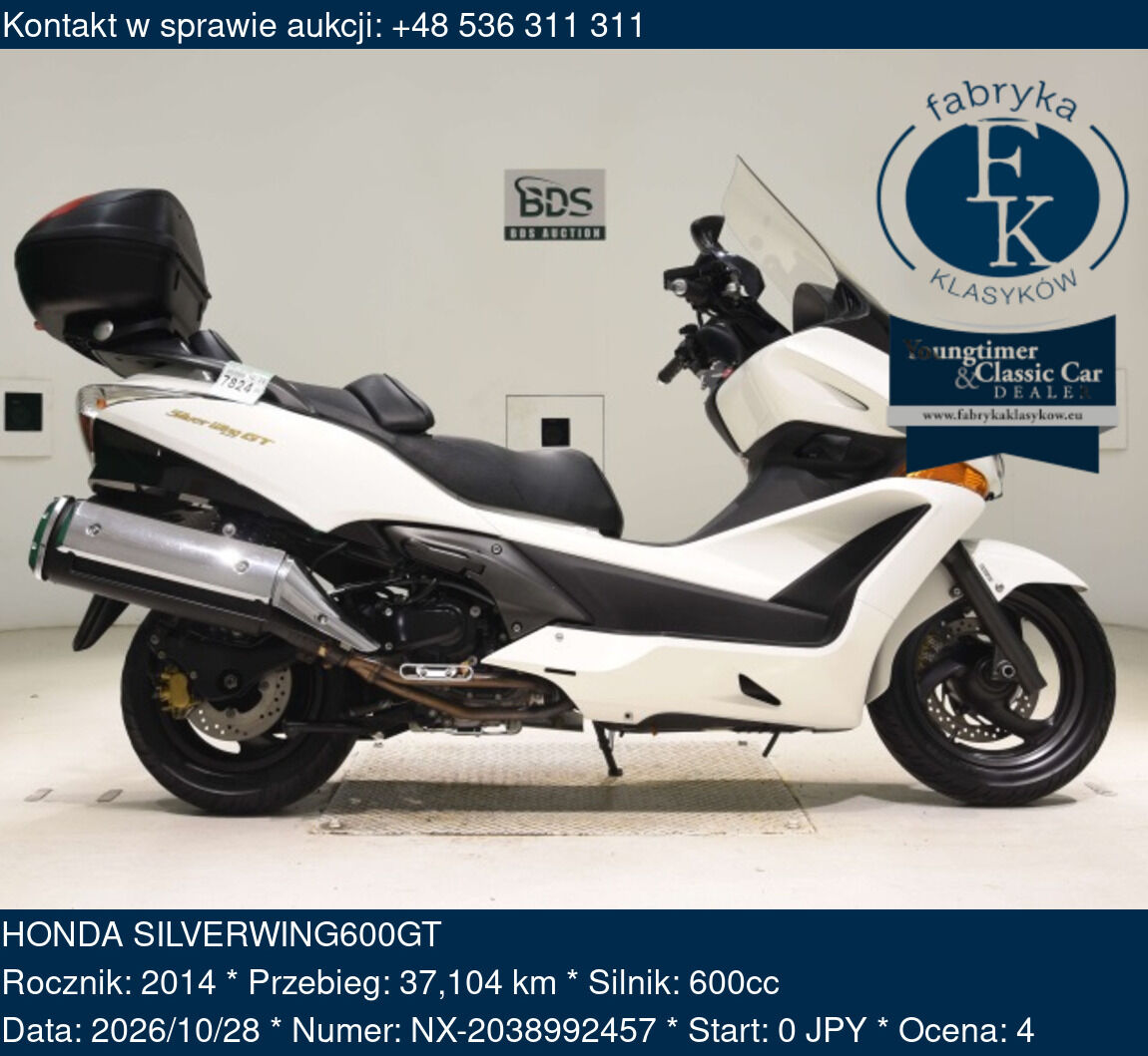 HONDA SILVERWING600GT 2014 - zdjęcie 2