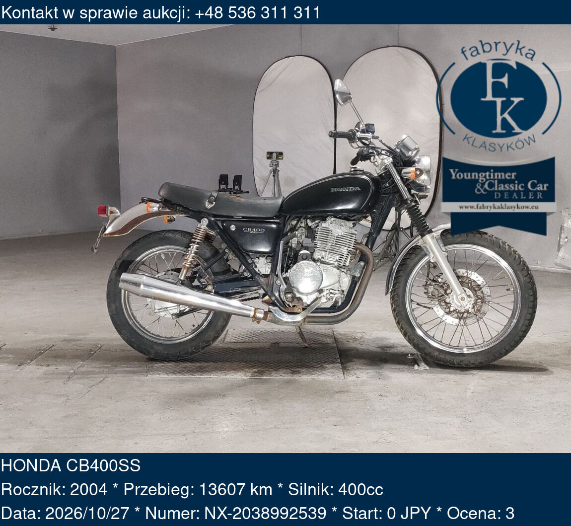 HONDA CB400SS 2004 - zdjęcie 2