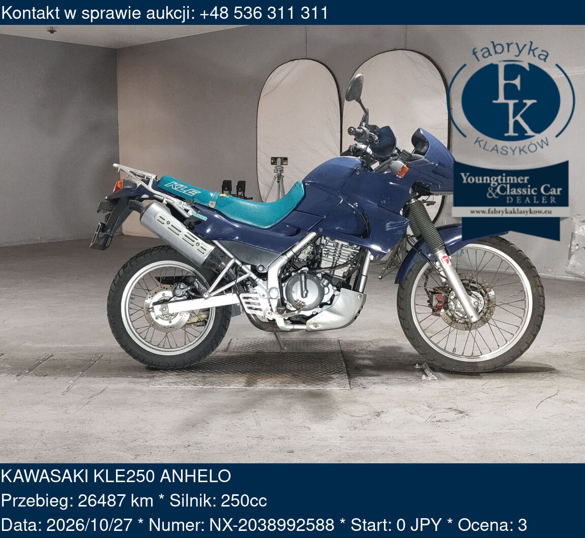 KAWASAKI KLE250 ANHELO  - zdjęcie 2