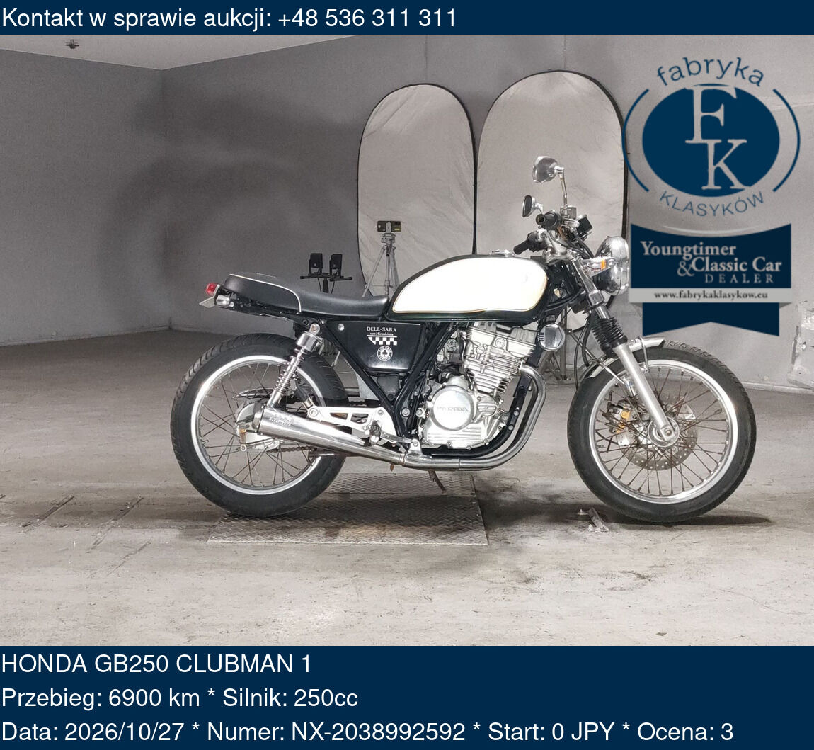 HONDA GB250 CLUBMAN 1  - zdjęcie 2